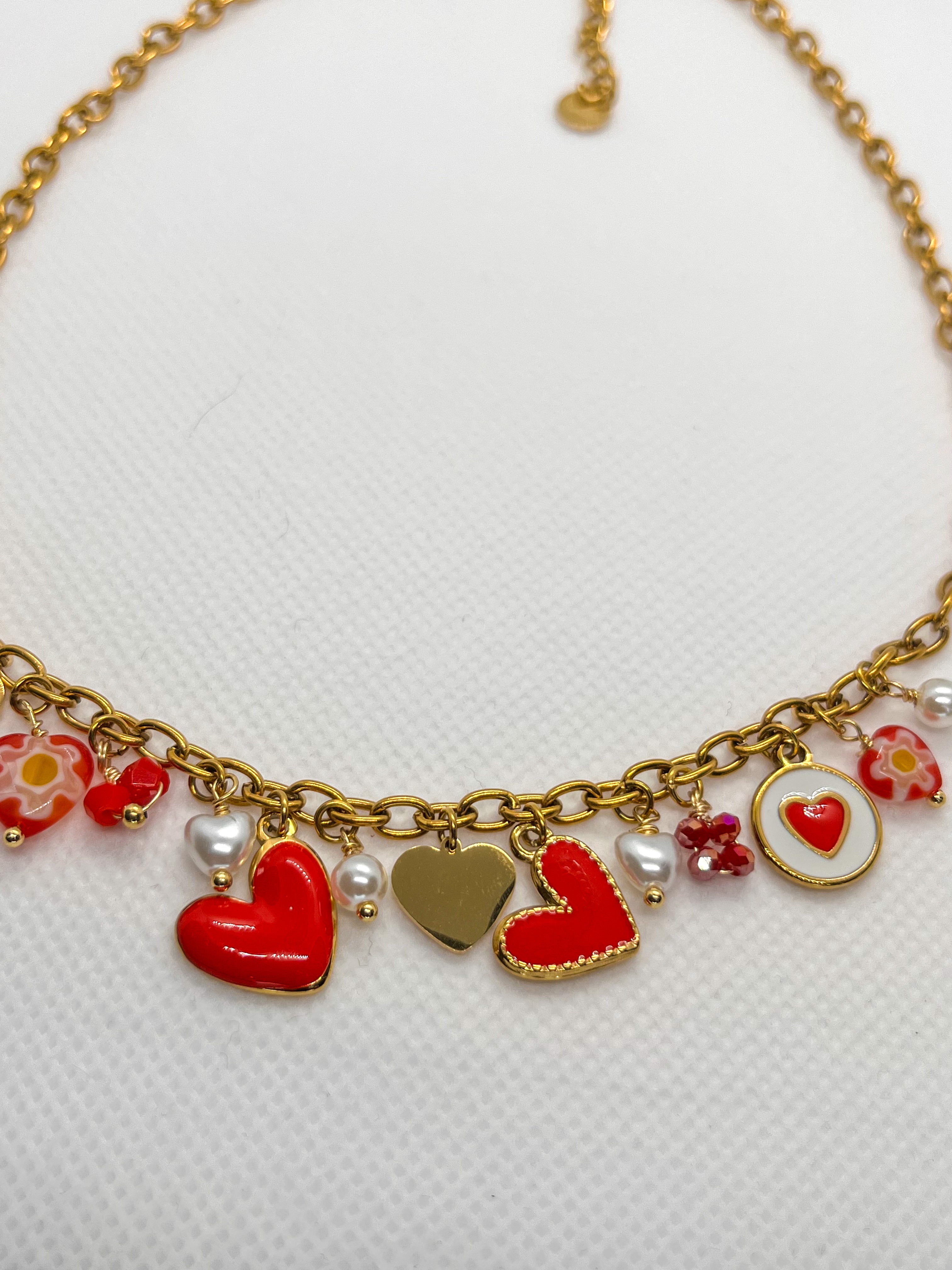 Collana cuori